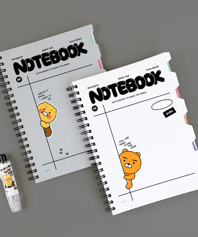 PP Notebook Chunsik Stationery - Korean kawaii Kakao Friends | Koolseoul