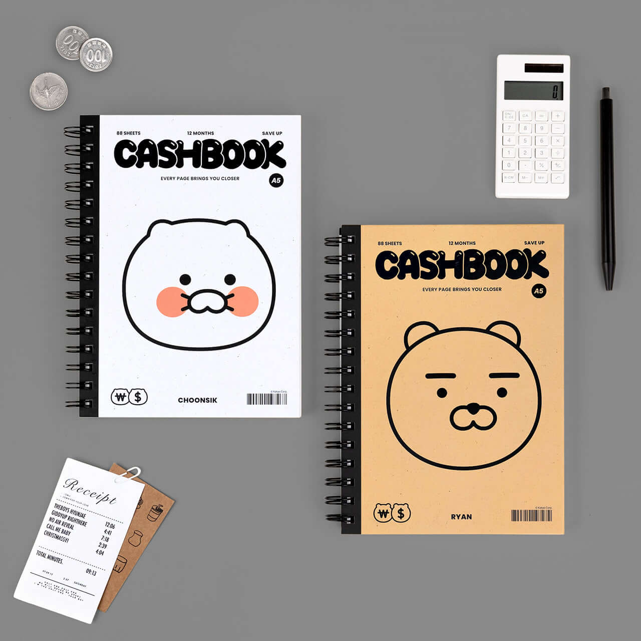 Kakao Friends Ryan Budget Book
