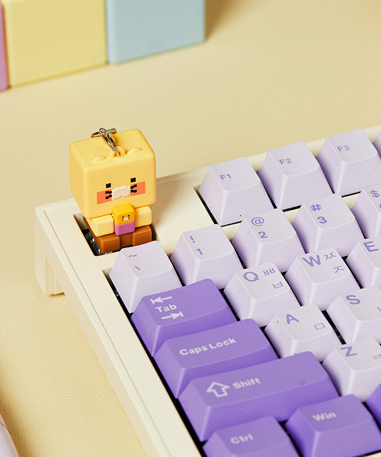 LED Cap Figurine Keychain Chunsik - Official Kakao Friends merchandise | Koolseoul