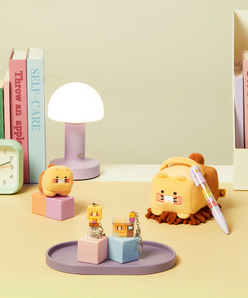LED Cap Figurine Keychain Chunsik - Authentic Kakao Friends from Korea | Koolseoul