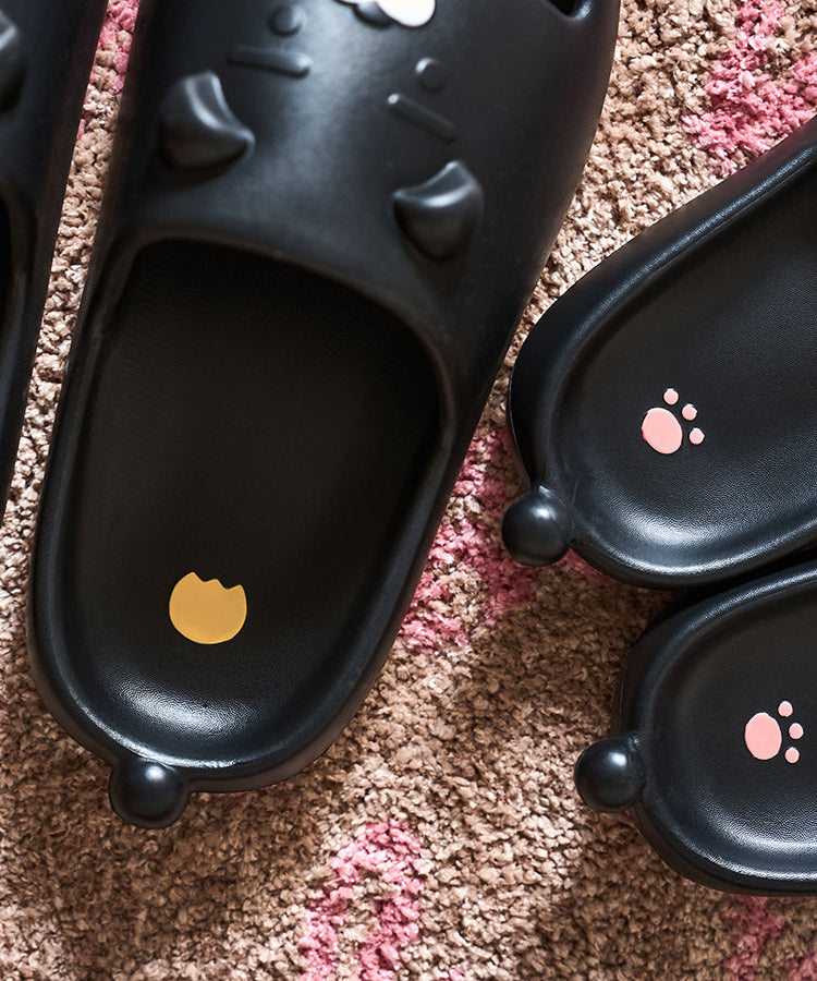 Black Slippers Women Chunsik - Official Kakao Friends merchandise | Koolseoul