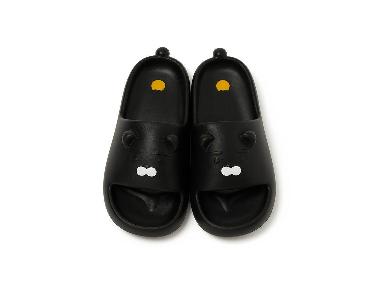 Black Slippers Homme Ryan - Authentic Kakao Friends from Korea | Koolseoul