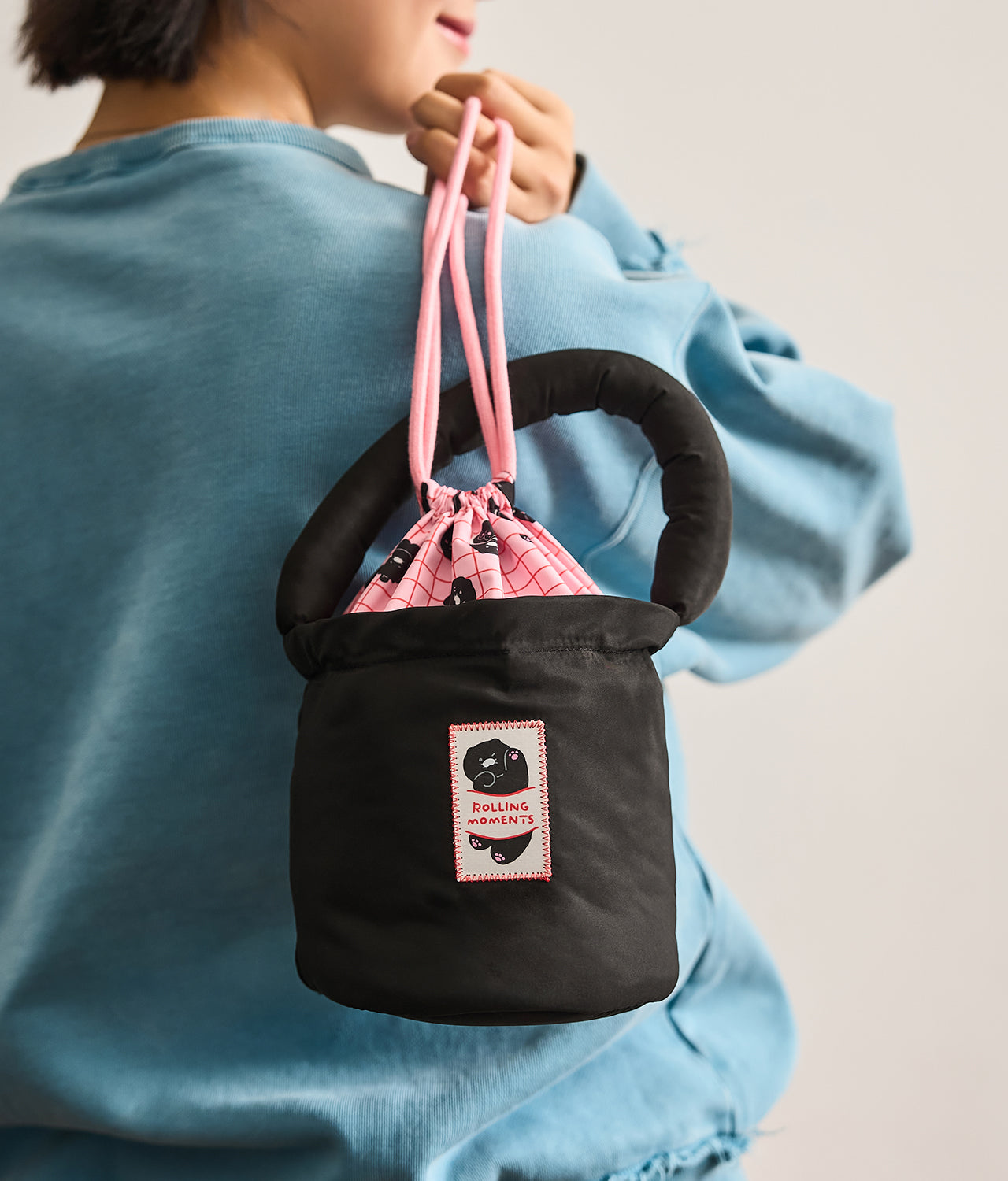 Black Pouch Chunsik - Authentic Kakao Friends from Korea | Koolseoul