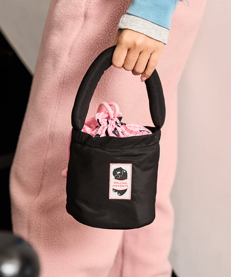 Black Pouch Chunsik - Authentic Kakao Friends from Korea | Koolseoul