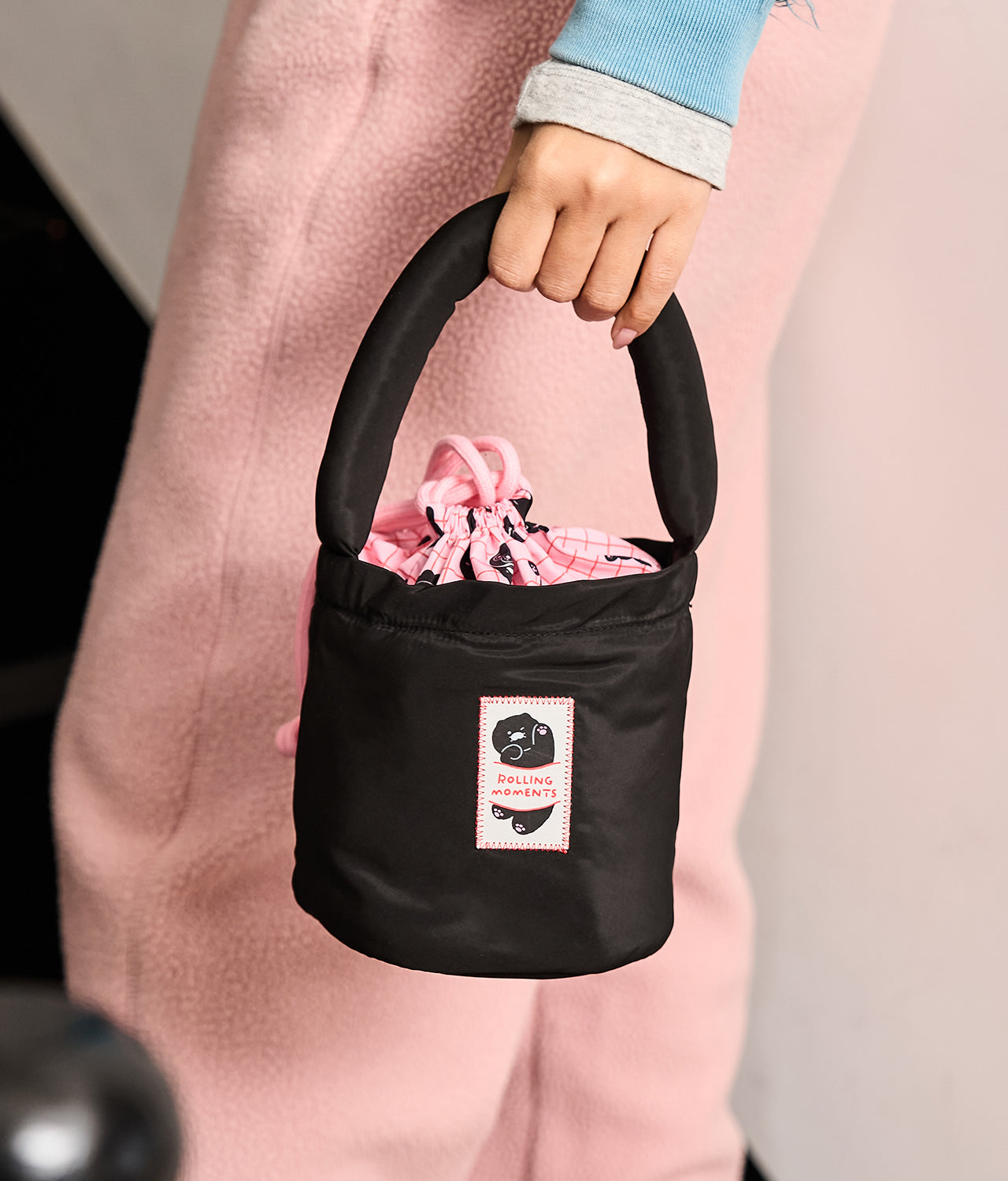 Black Pouch Chunsik - Authentic Kakao Friends from Korea | Koolseoul