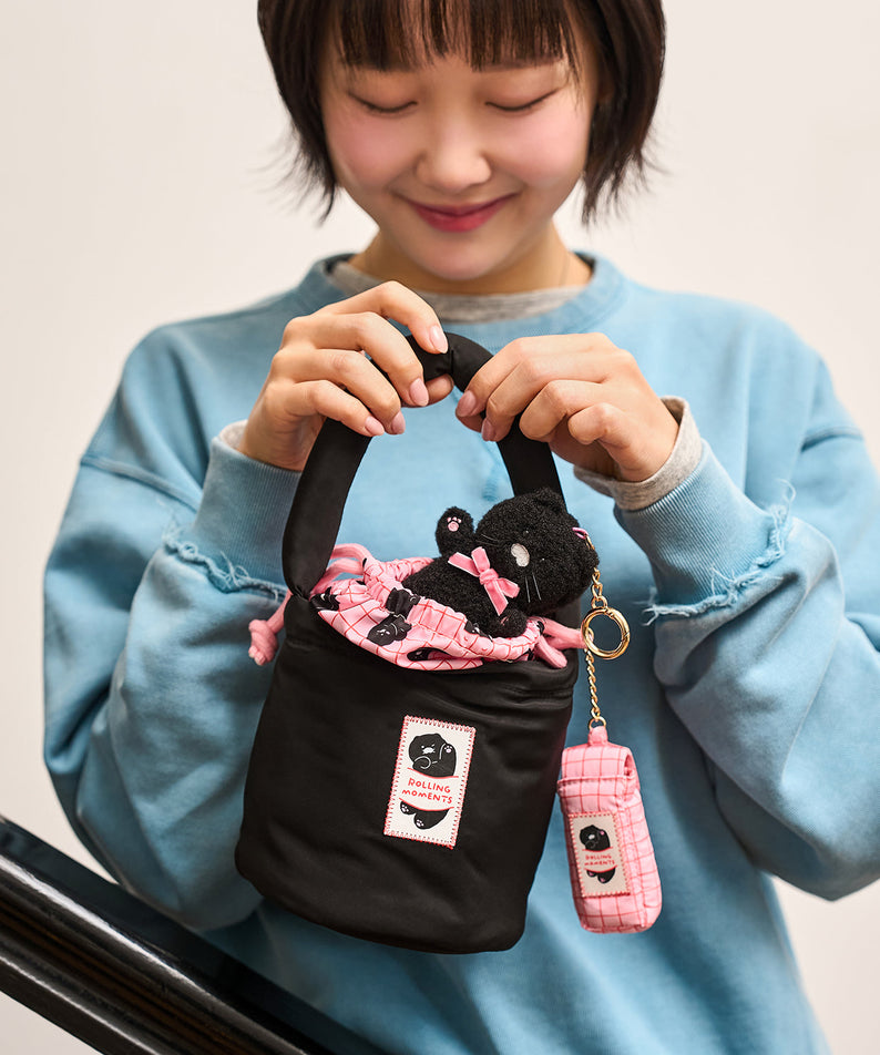 Black Pouch Chunsik - Official Kakao Friends merchandise | Koolseoul