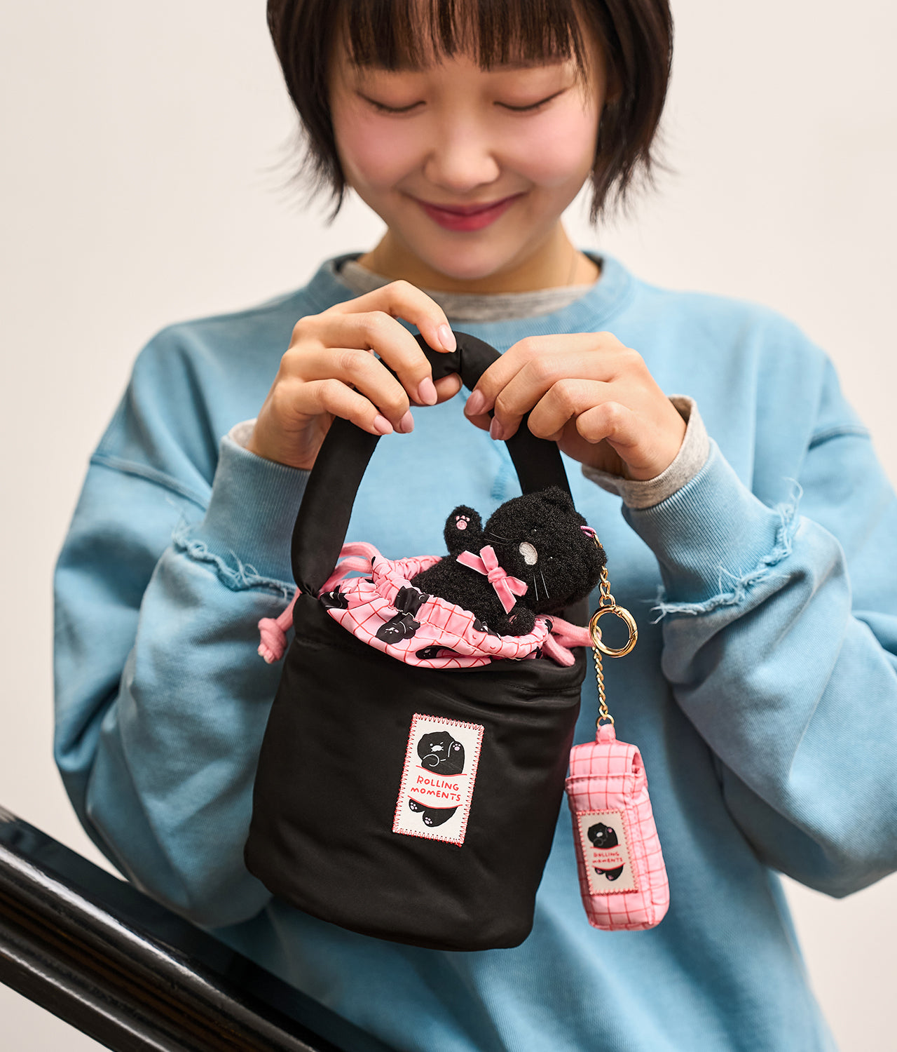 Black Pouch Chunsik - Official Kakao Friends merchandise | Koolseoul