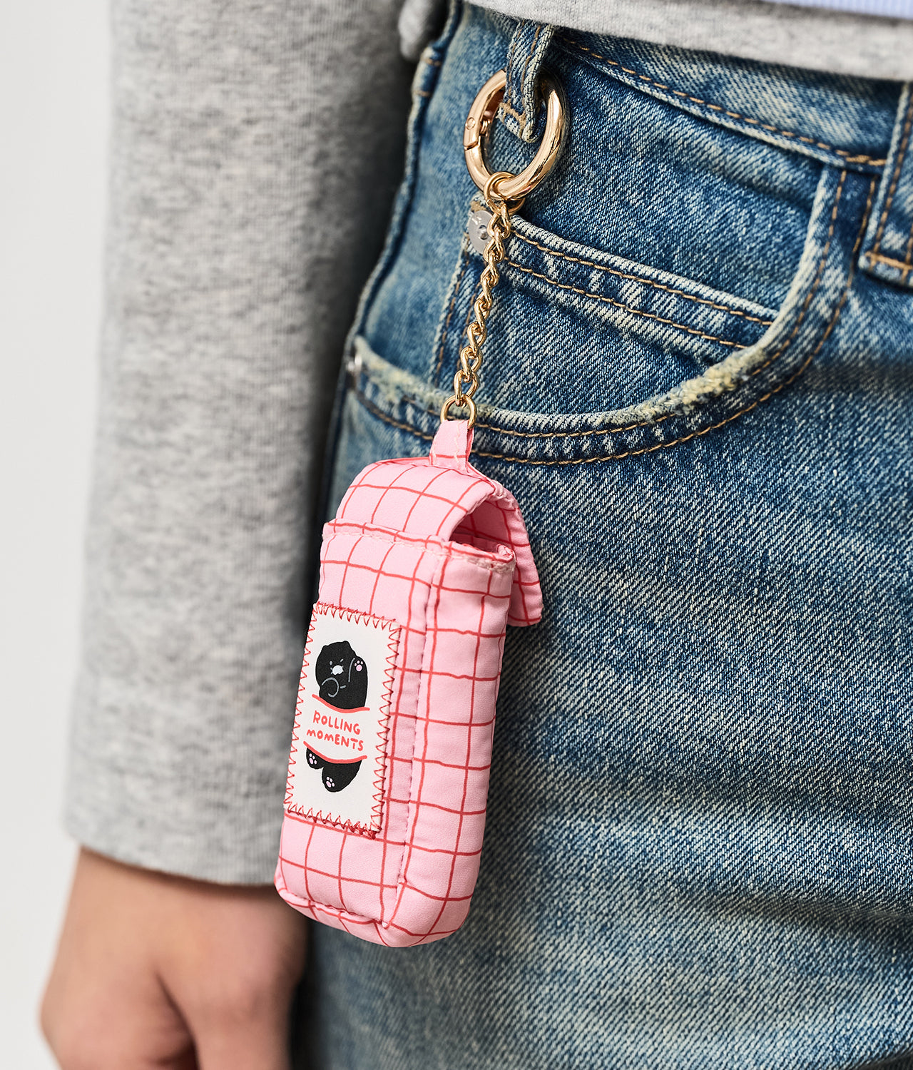 Black Baume Levres Keychain Chunsik - Korean kawaii Kakao Friends | Koolseoul