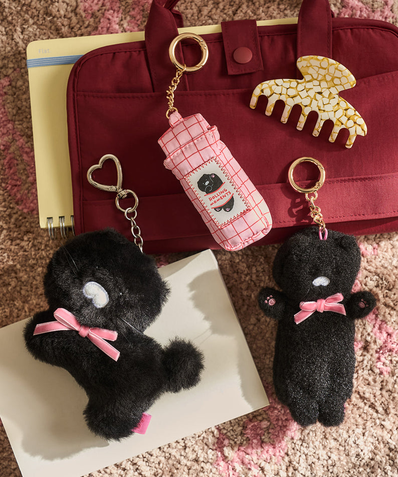 Black Baume Levres Keychain Chunsik - Korean kawaii Kakao Friends | Koolseoul