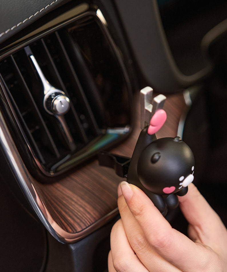 Black Car Air Freshener Black Chunsik - Korean kawaii Kakao Friends | Koolseoul