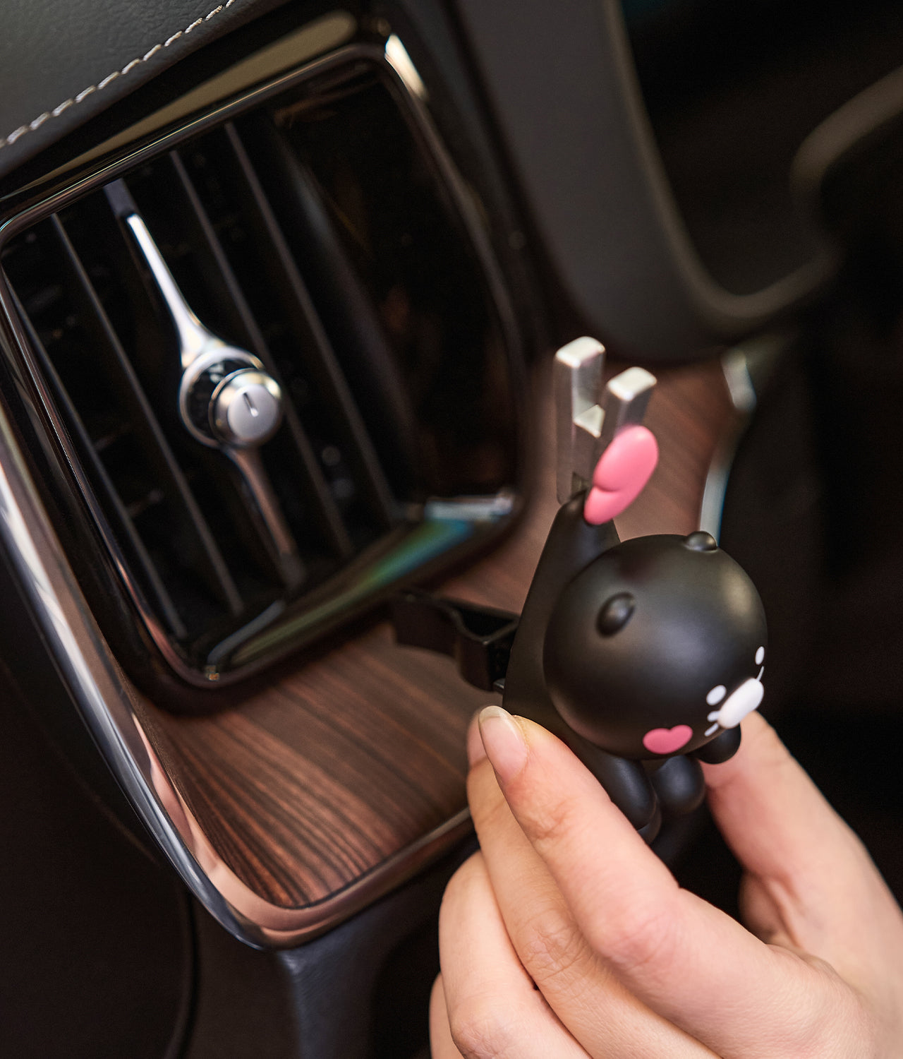 Black Car Air Freshener Black Chunsik - Korean kawaii Kakao Friends | Koolseoul