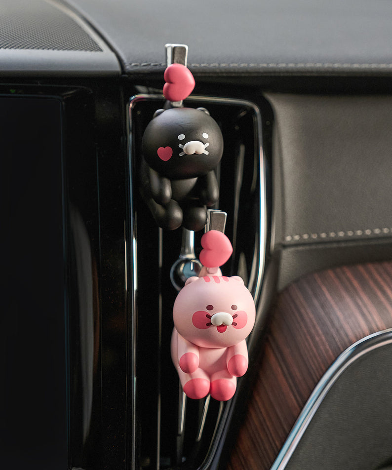 Black Car Air Freshener Black Chunsik - Official Kakao Friends merchandise | Koolseoul