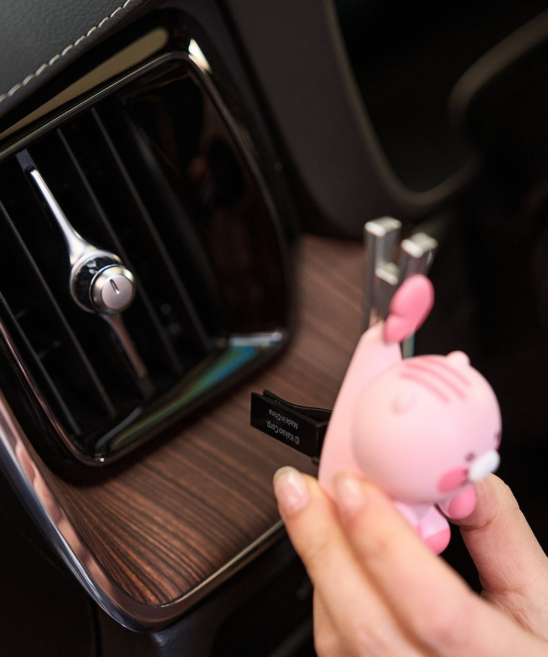 Black Car Air Freshener Rose Chunsik - Korean kawaii Kakao Friends | Koolseoul