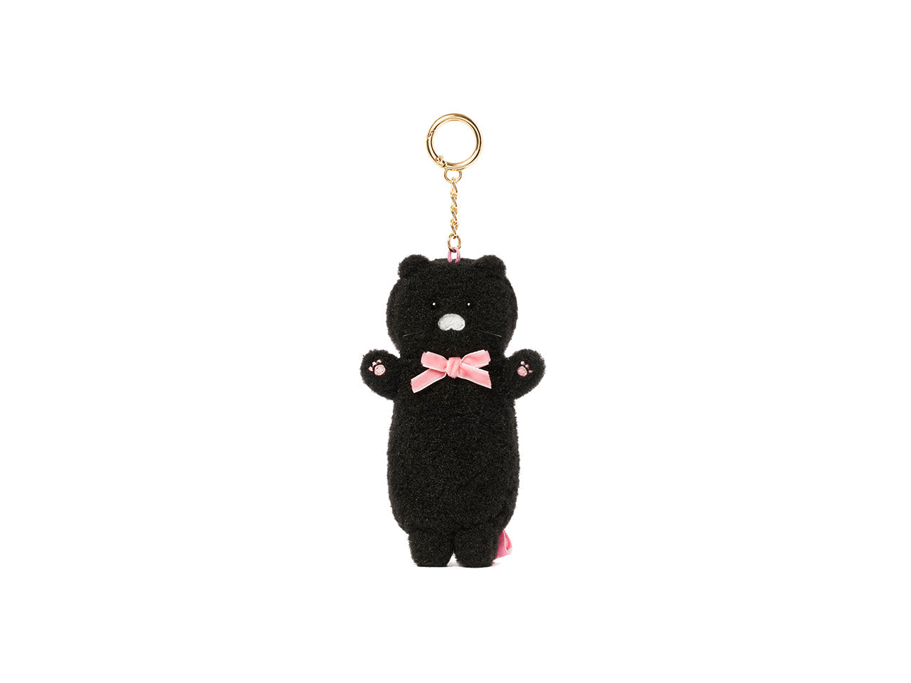 Black Plush Baume Levres Keychain Chunsik - Official Kakao Friends merchandise | Koolseoul