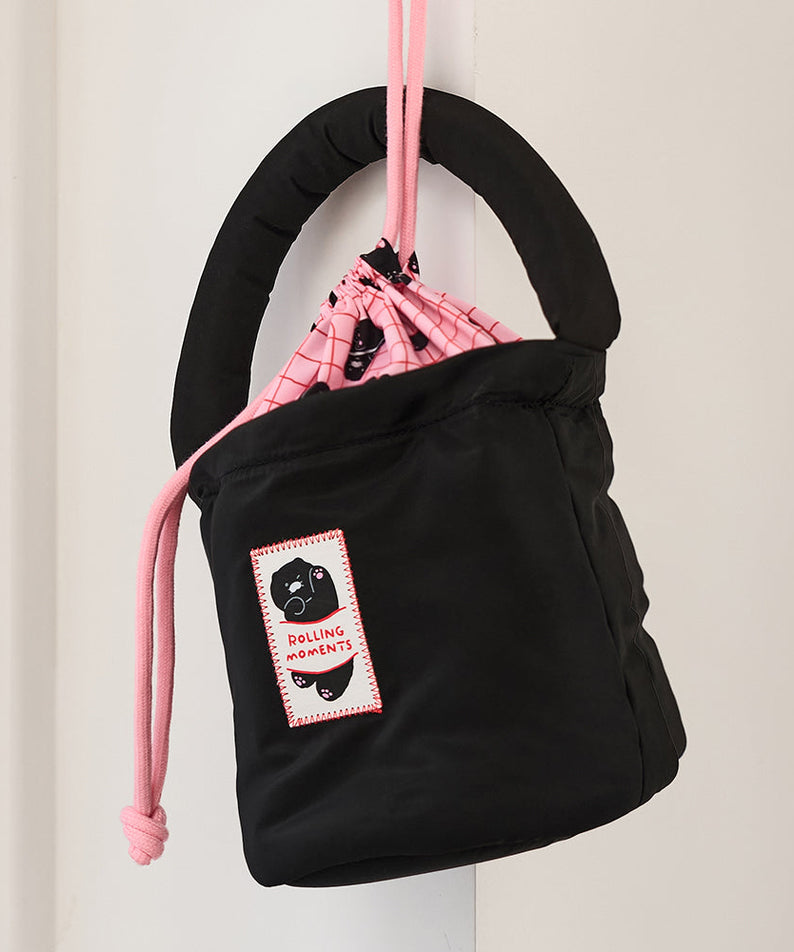 Black Pouch Chunsik - Official Kakao Friends merchandise | Koolseoul