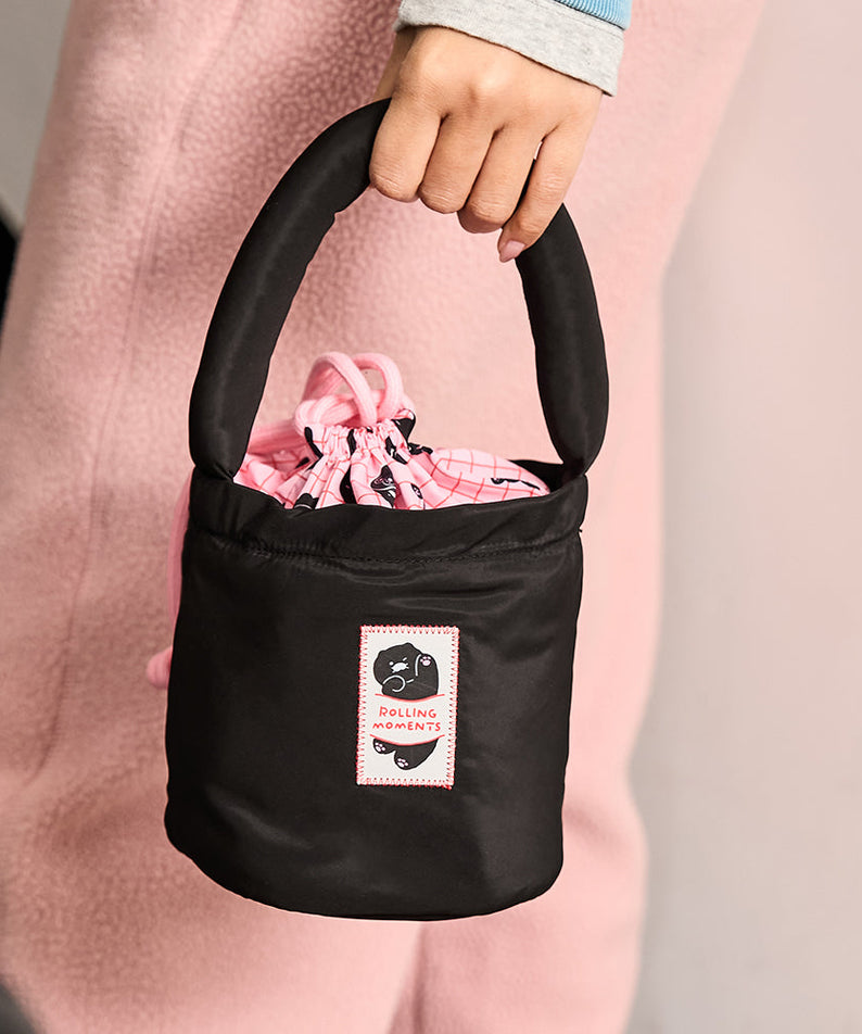 Black Pouch Chunsik - Authentic Kakao Friends from Korea | Koolseoul