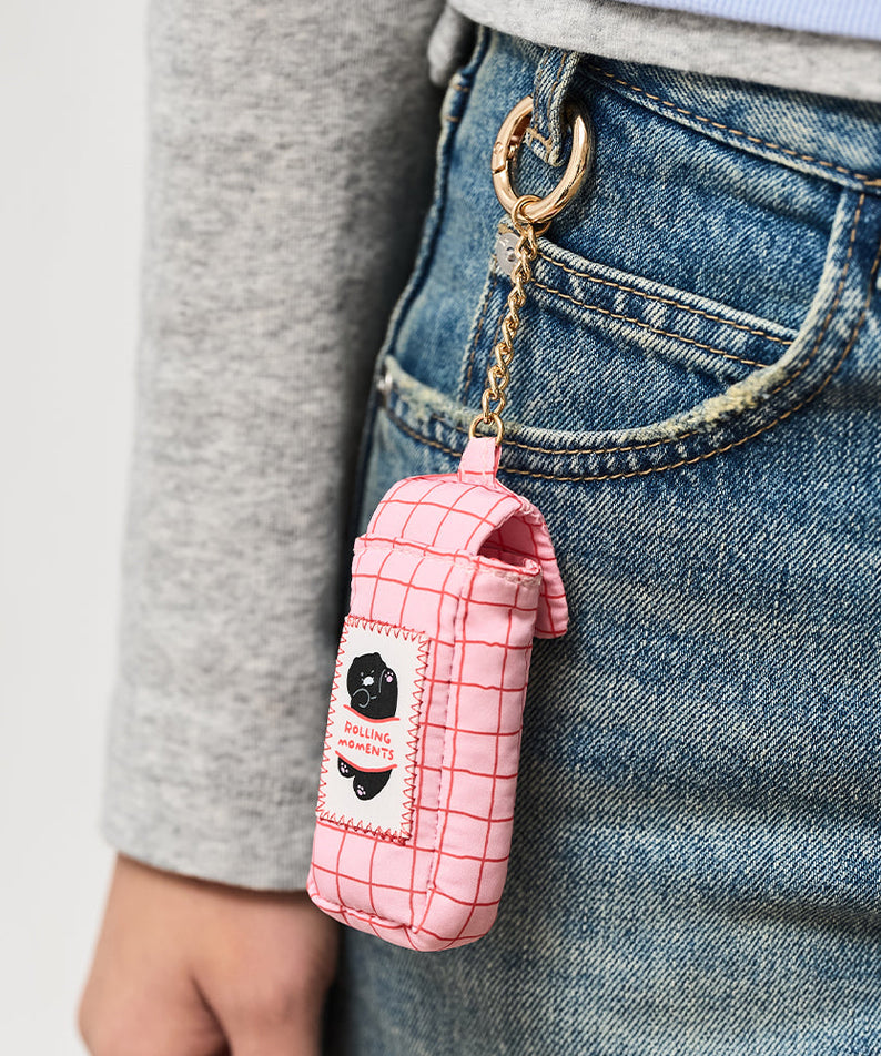 Black Baume Levres Keychain Chunsik - Official Kakao Friends merchandise | Koolseoul