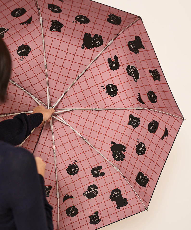 Black MiniPochette Umbrella Chunsik - Official Kakao Friends merchandise | Koolseoul