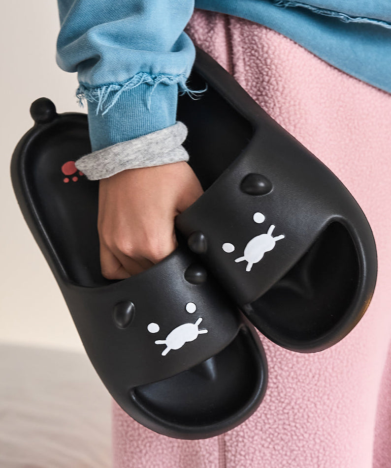 Black Slippers Women Chunsik - Korean kawaii Kakao Friends | Koolseoul