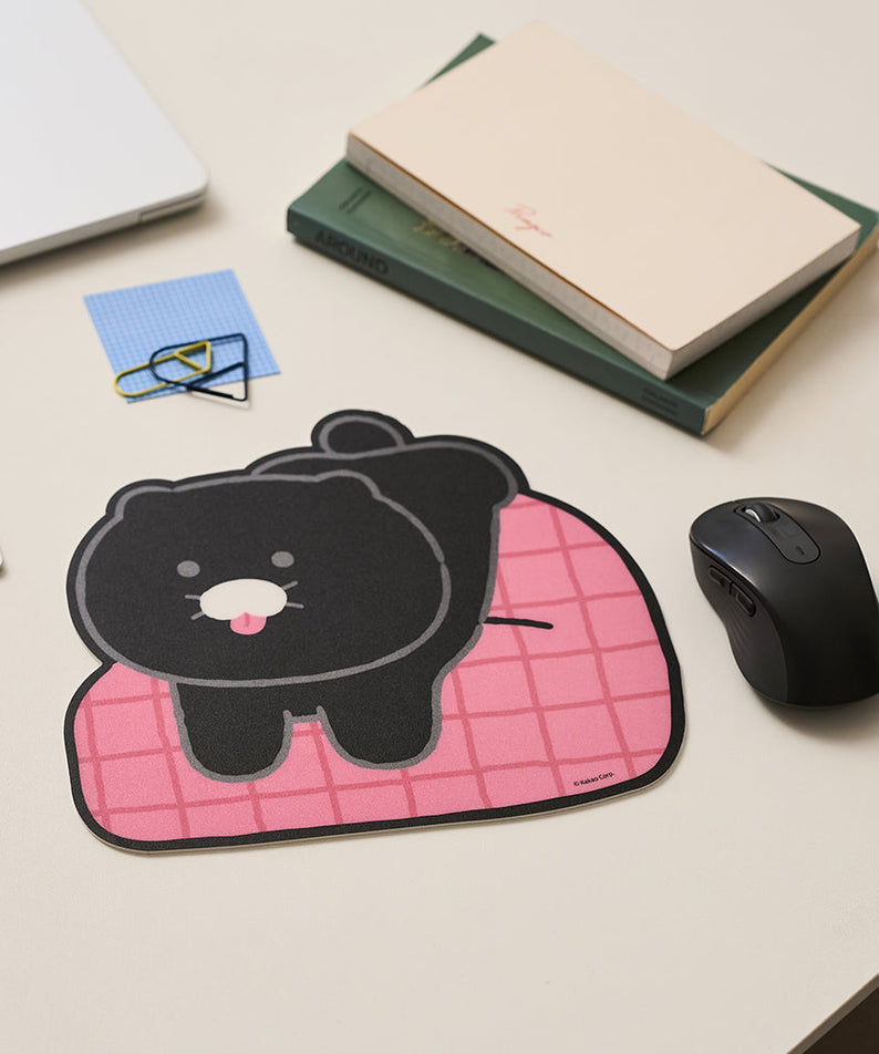 Black Mouse Pad Chunsik - Korean kawaii Kakao Friends | Koolseoul