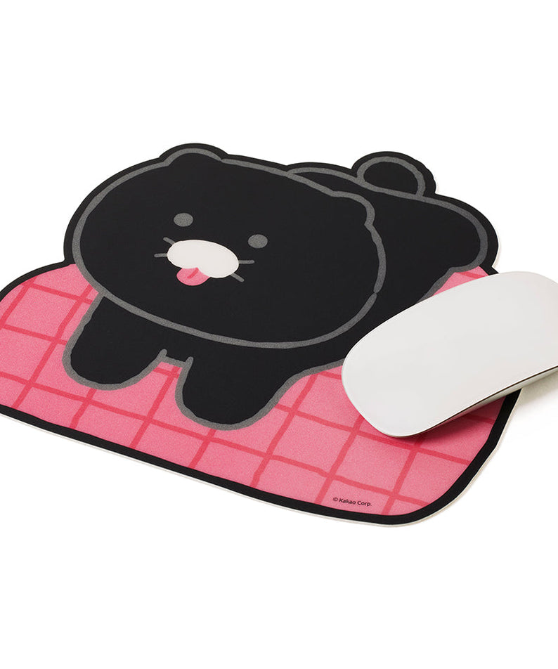 Black Mouse Pad Chunsik - Authentic Kakao Friends from Korea | Koolseoul