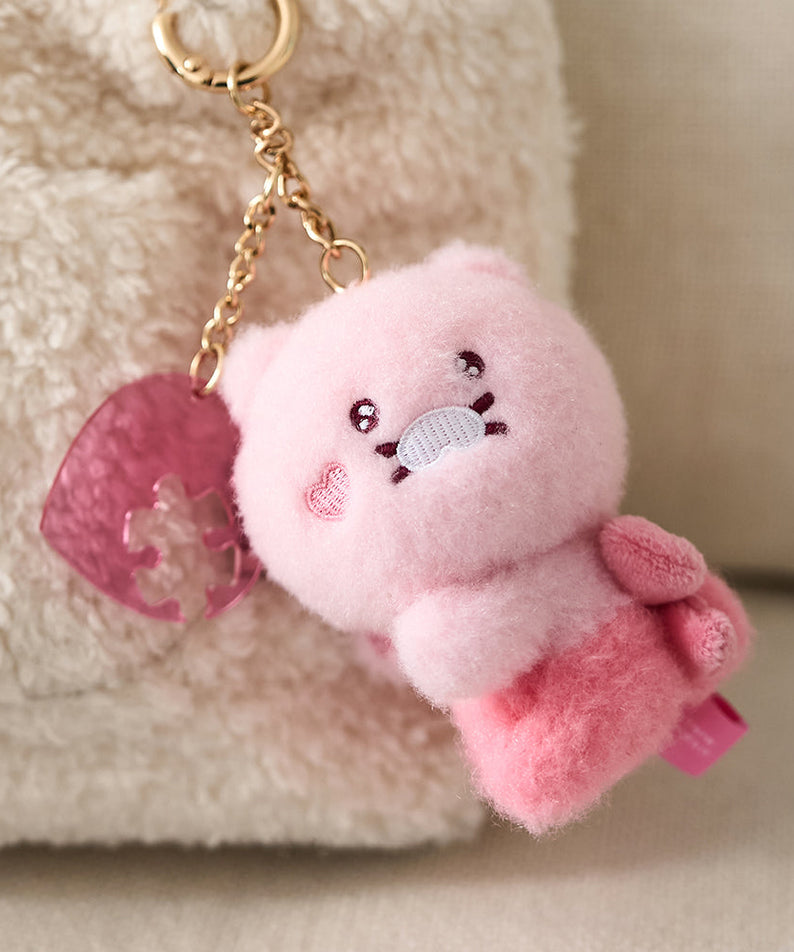 Black Magnet Keychain Plush Set Chunsik - Official Kakao Friends merchandise | Koolseoul