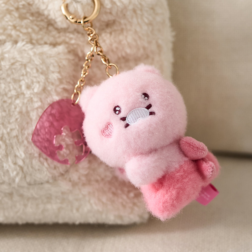 Black Magnet Keychain Plush Set Chunsik - Official Kakao Friends merchandise | Koolseoul