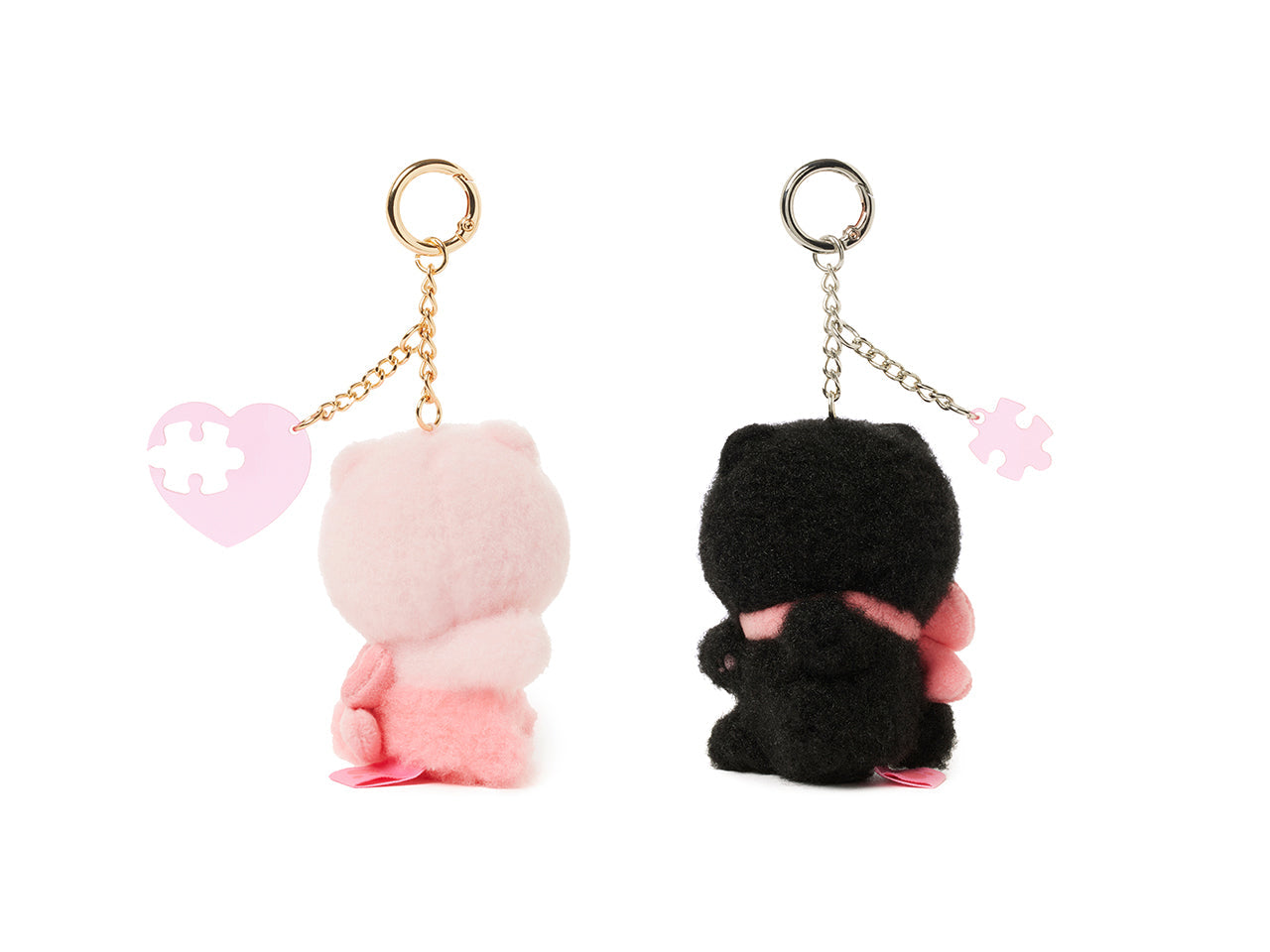 Black Magnet Keychain Plush Set Chunsik - Official Kakao Friends merchandise | Koolseoul