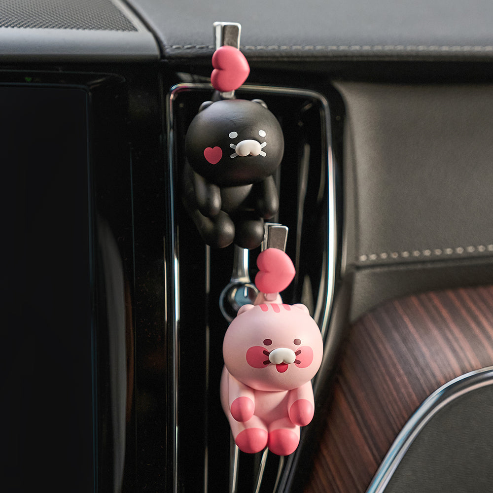 Black Car Air Freshener Black Chunsik - Korean kawaii Kakao Friends | Koolseoul