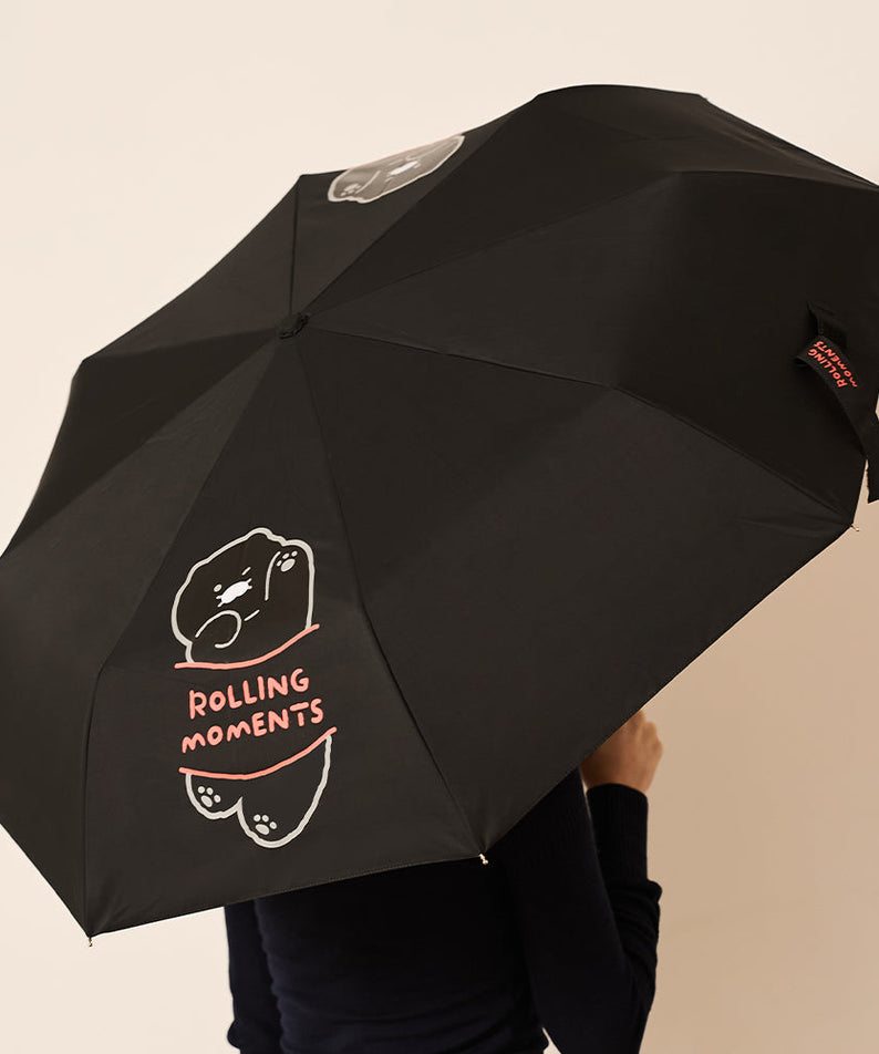 Black MiniPochette Umbrella Chunsik - Authentic Kakao Friends from Korea | Koolseoul