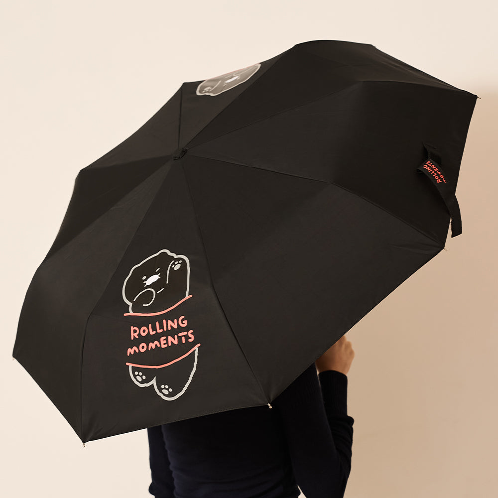 Black MiniPochette Umbrella Chunsik - Authentic Kakao Friends from Korea | Koolseoul