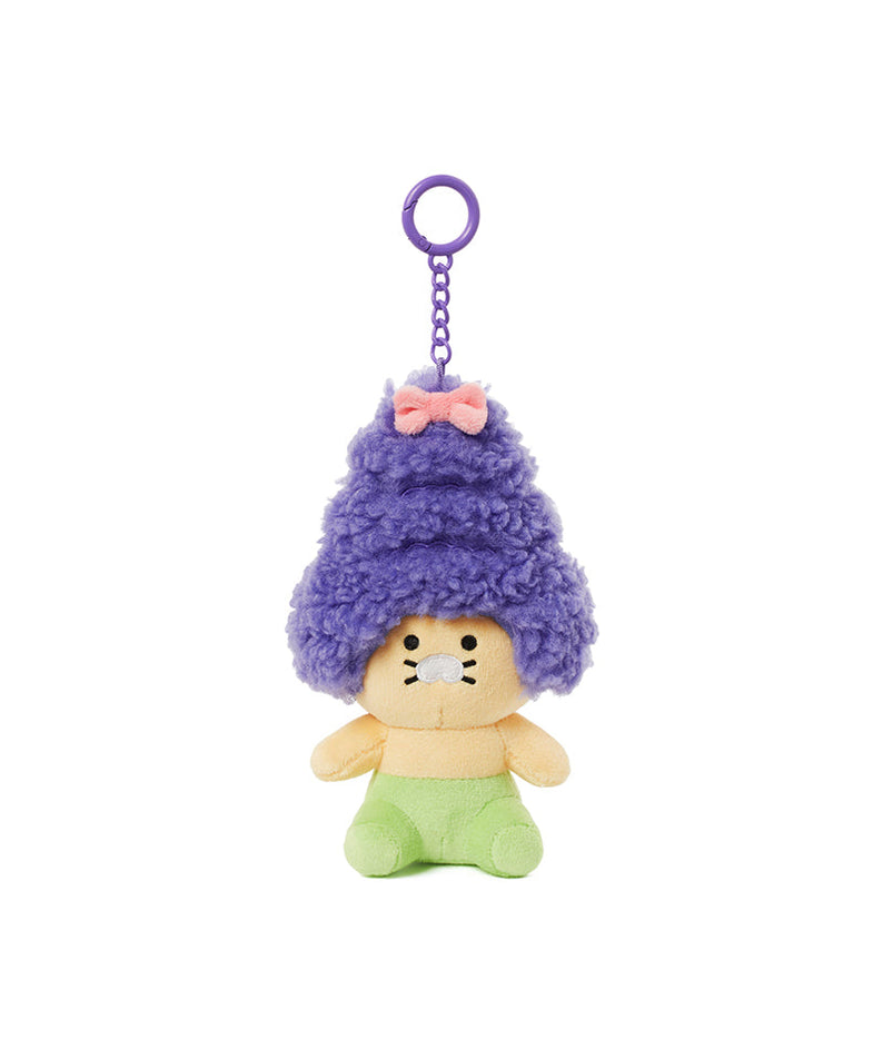 Purple Keychain Plush Chunsik - Official Kakao Friends merchandise | Koolseoul
