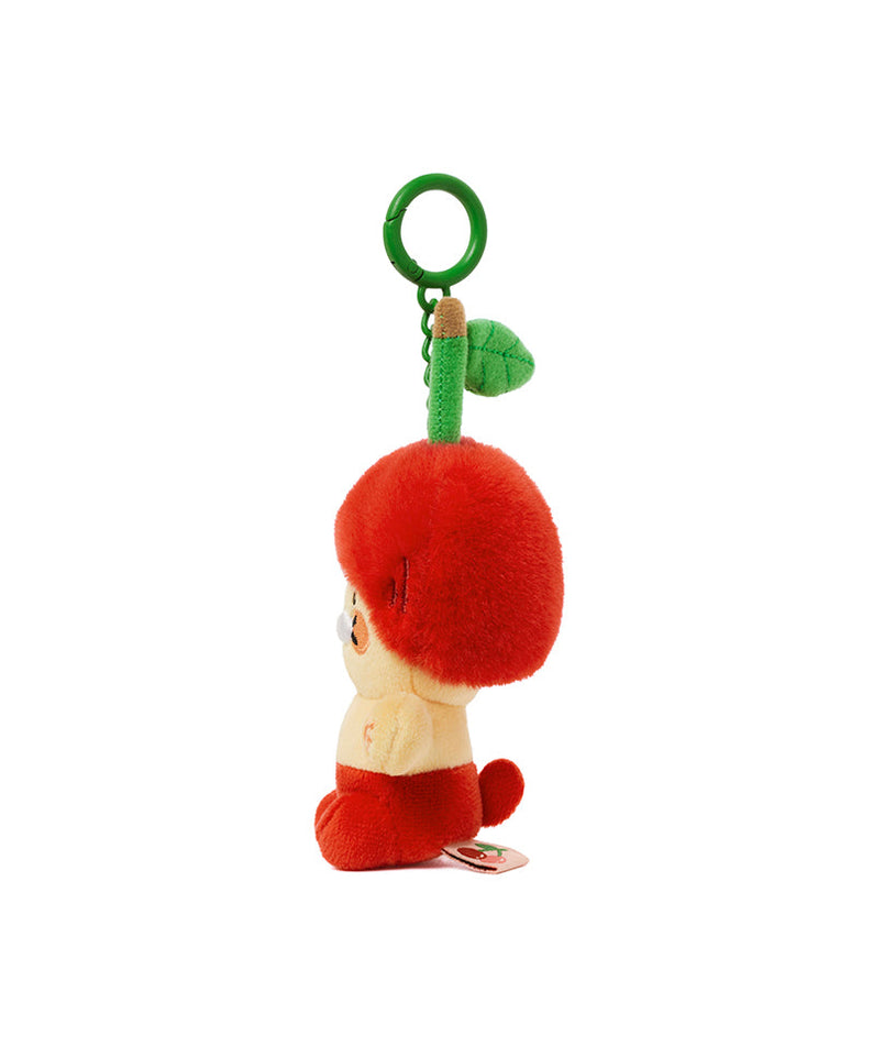 Red Keychain Plush Chunsik - Authentic Kakao Friends from Korea | Koolseoul