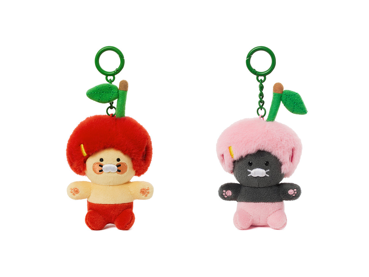 Red Keychain Plush Chunsik - Korean kawaii Kakao Friends | Koolseoul