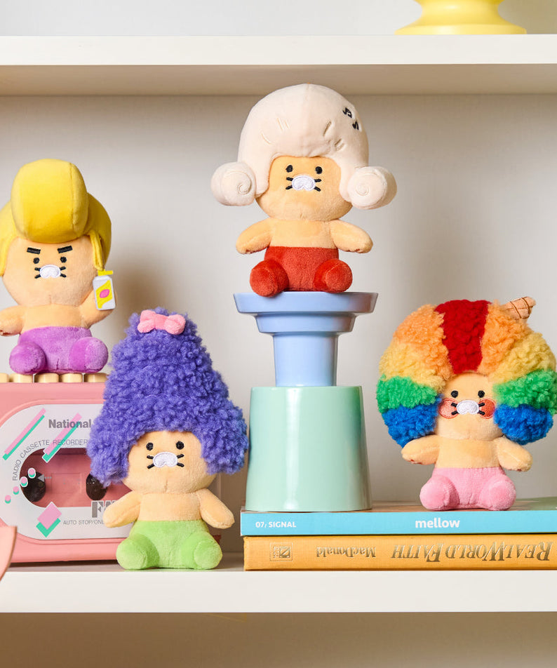 Purple Keychain Plush Chunsik - Korean kawaii Kakao Friends | Koolseoul