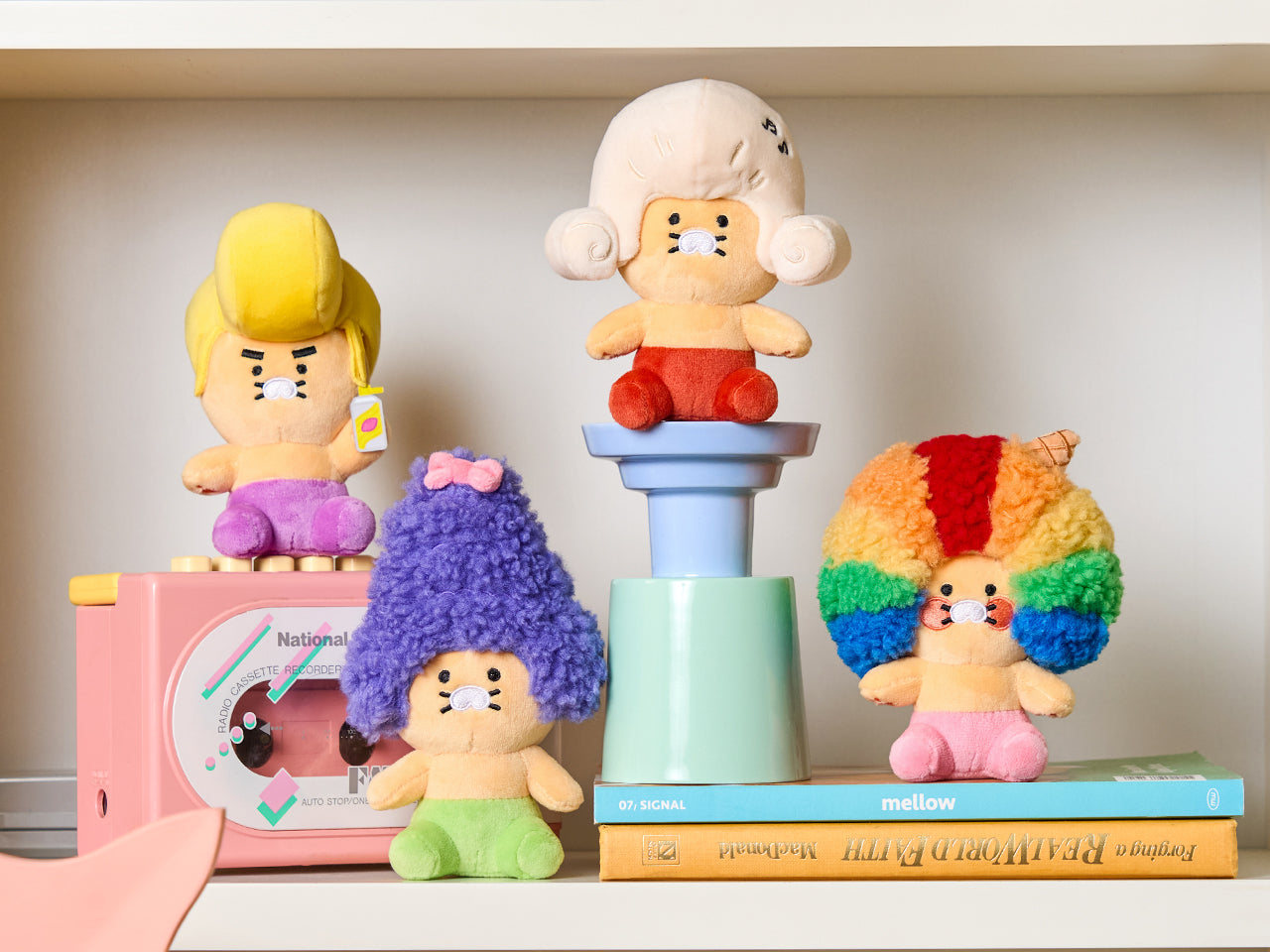Purple Keychain Plush Chunsik - Authentic Kakao Friends from Korea | Koolseoul