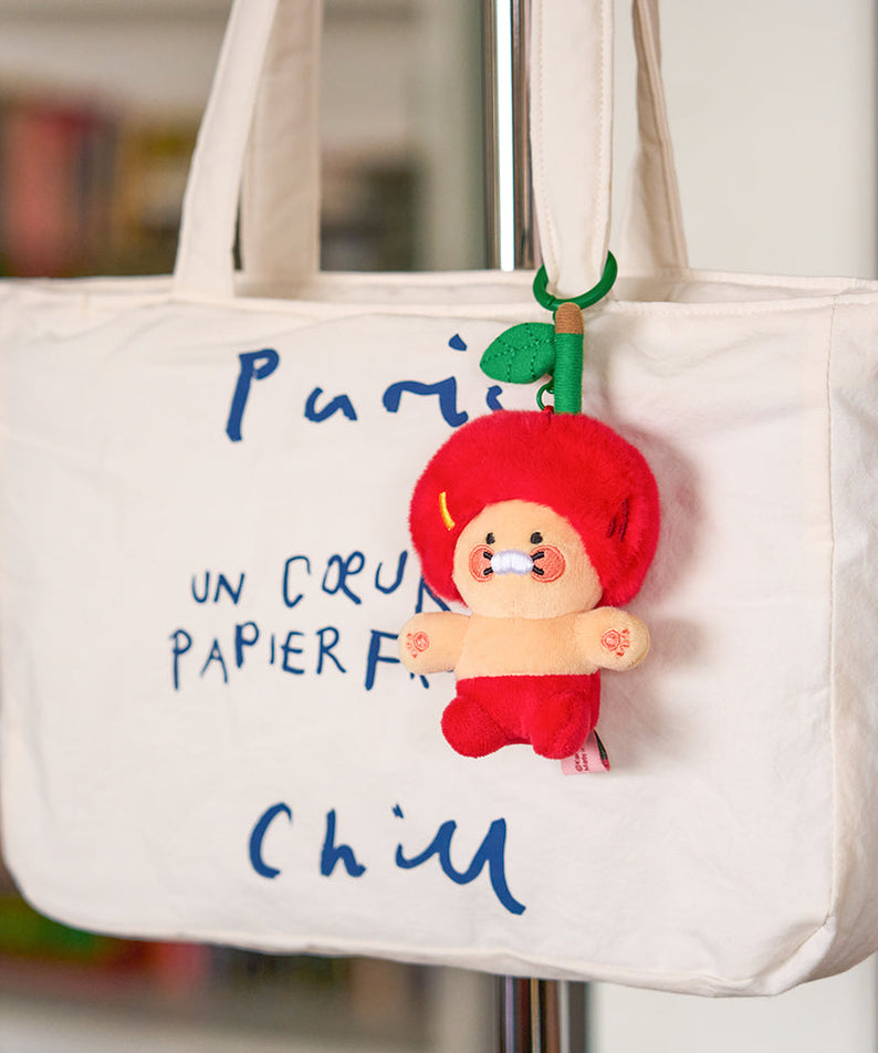 Red Keychain Plush Chunsik - Official Kakao Friends merchandise | Koolseoul
