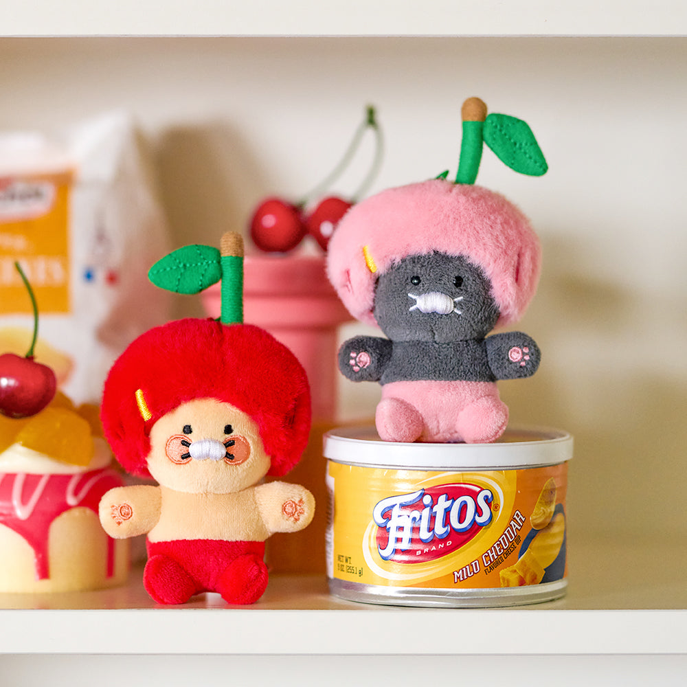 Red Keychain Plush Chunsik - Official Kakao Friends merchandise | Koolseoul