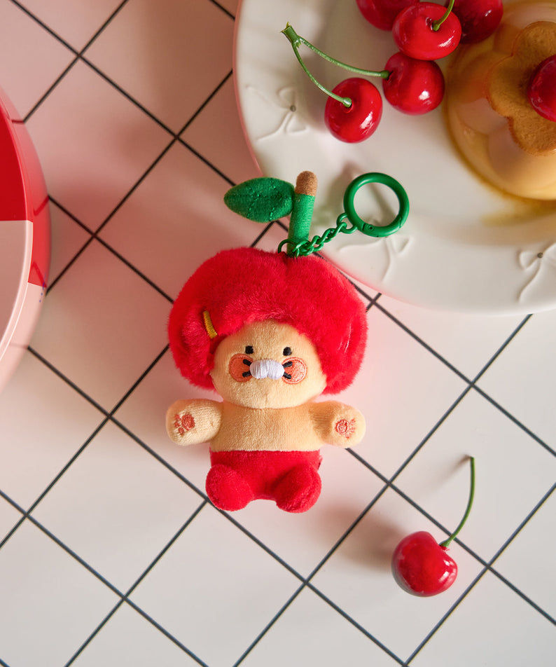 Red Keychain Plush Chunsik - Official Kakao Friends merchandise | Koolseoul