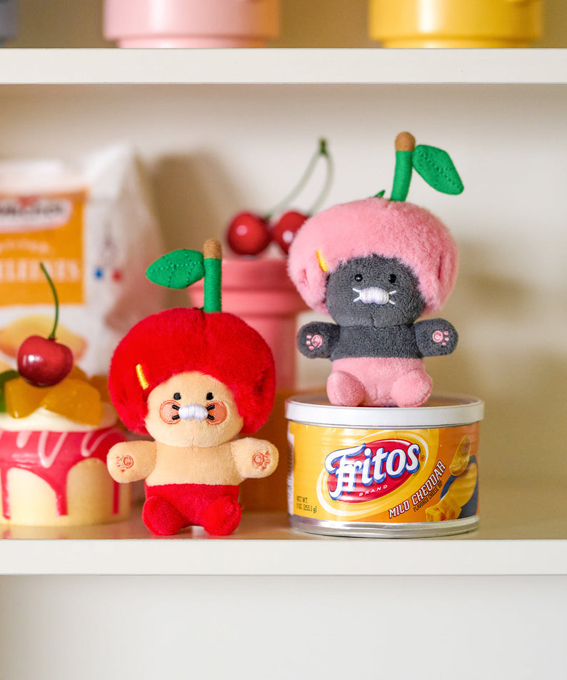 Red Keychain Plush Chunsik - Korean kawaii Kakao Friends | Koolseoul