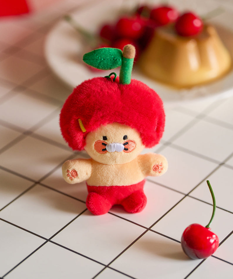 Red Keychain Plush Chunsik - Korean kawaii Kakao Friends | Koolseoul