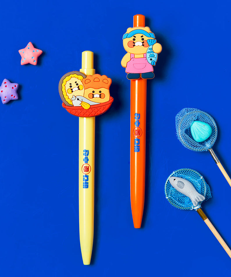 2P Set Chunsik Pen - Authentic Kakao Friends from Korea | Koolseoul