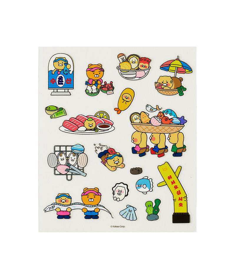 TransparentAutocollant Friends Sticker - Authentic Kakao Friends from Korea | Koolseoul