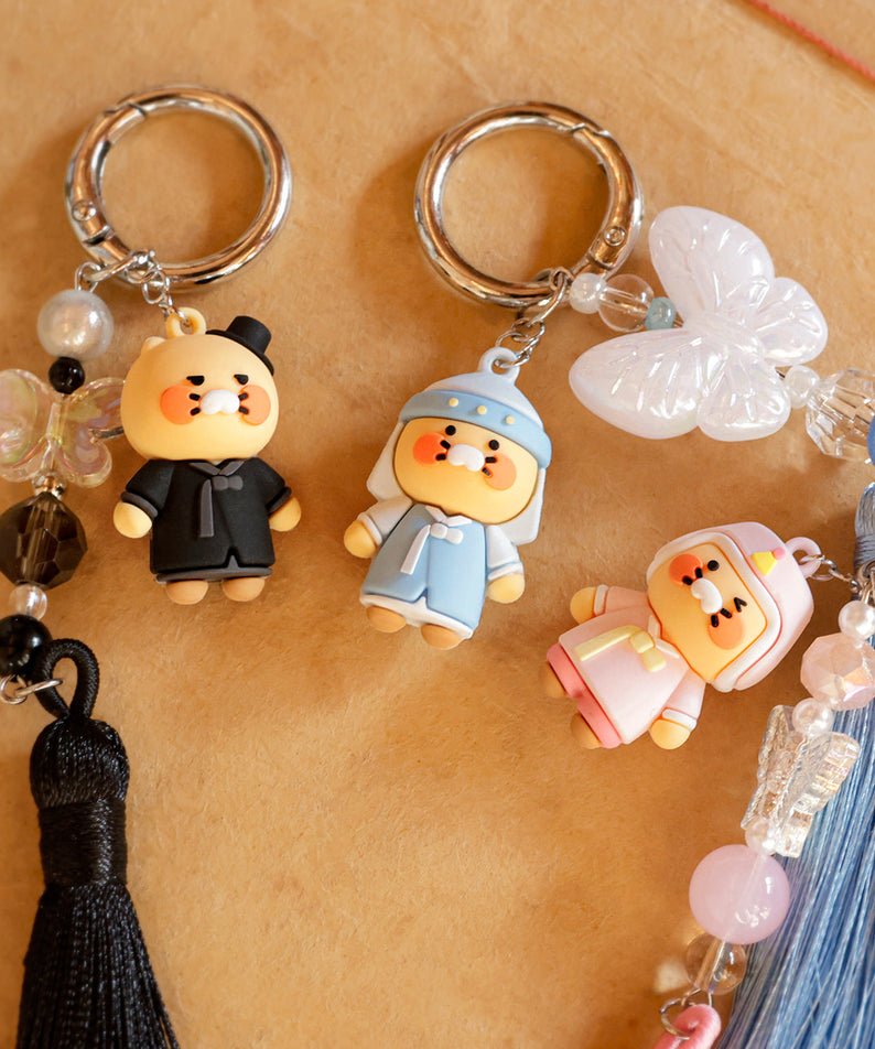 Chunsik Figurine Blue Keychain - Official Kakao Friends merchandise | Koolseoul