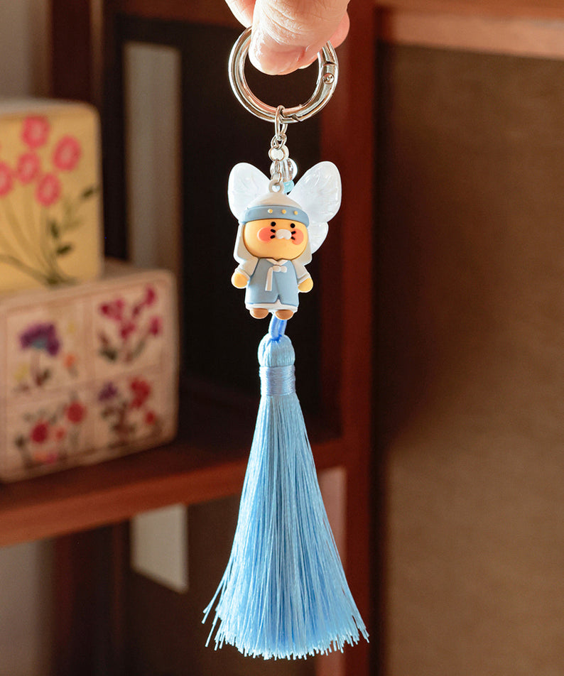 Chunsik Figurine Blue Keychain - Authentic Kakao Friends from Korea | Koolseoul