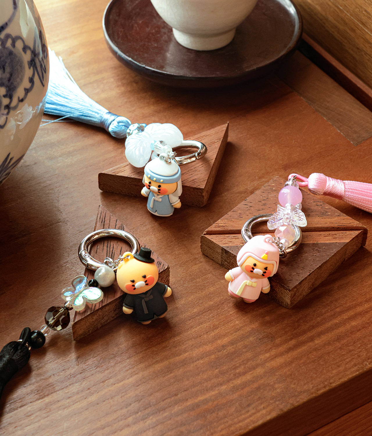 Chunsik Figurine Blue Keychain - Korean kawaii Kakao Friends | Koolseoul