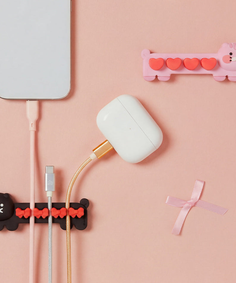 Black Cable 2PSet Chunsik - Korean kawaii Kakao Friends | Koolseoul