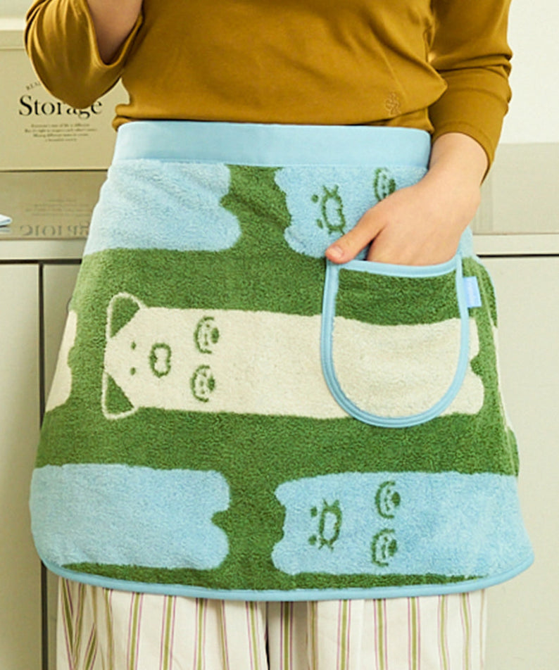 FRIENDAY Green&Blue Chunsik Tablier - Authentic Kakao Friends from Korea | Koolseoul