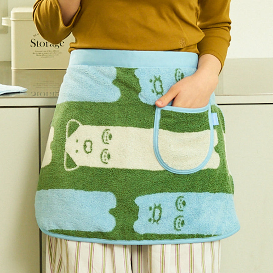 Kakao Friends - Frienday Green&Blue Chunsik Tablier