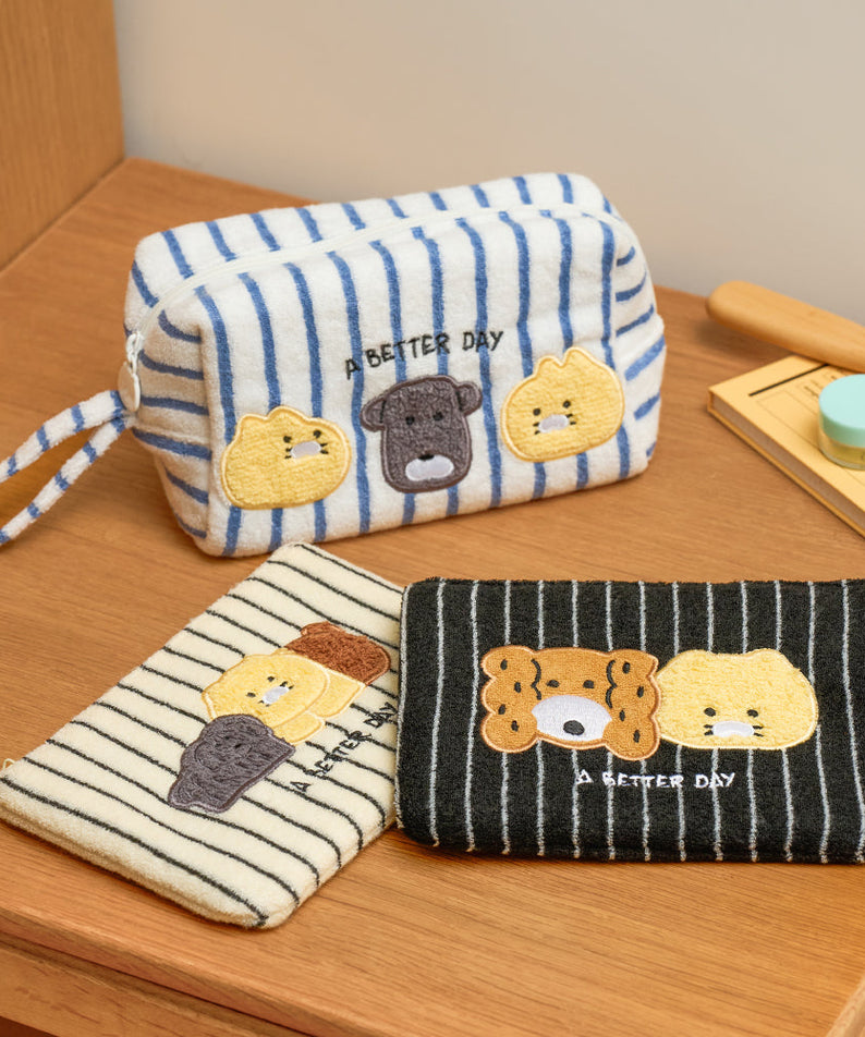 FRIENDAY Pouch Blue Chunsik - Official Kakao Friends merchandise | Koolseoul
